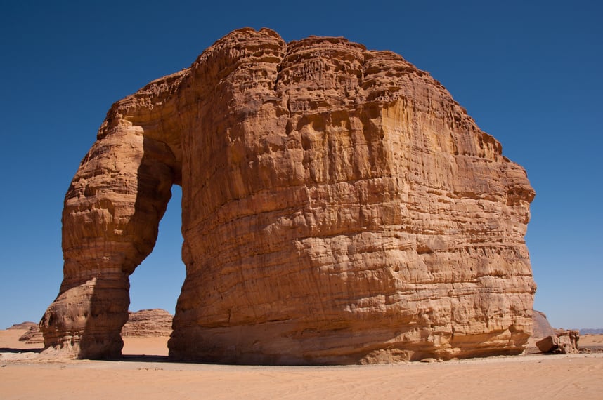 elephant rock in Saudi Arabia